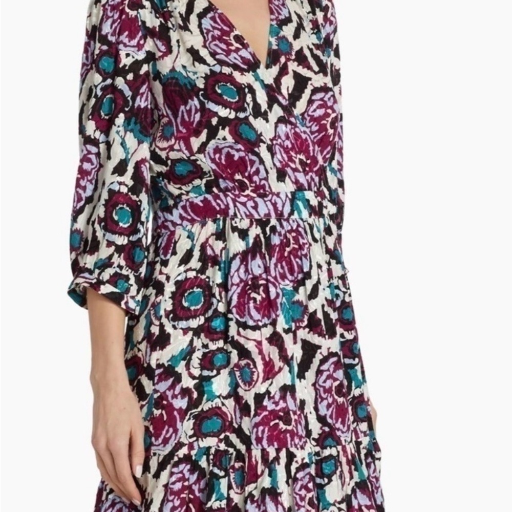 ba&sh Multicolor Abstract Pattern Dress - Picture 3 of 8